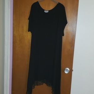 Black Dress w/ lace bottom